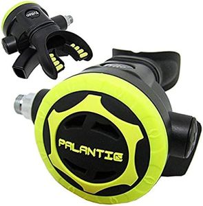 Scuba Diving Palantic AS206 Black/Yellow Second Stage Regulator Octopus