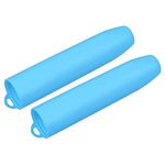 uxcell Silicone Garlic Peeler Tube, 2Pcs Garlic Roller Peeling Tube Garlic Cloves Skin Remover for Useful Kitchen Tools, Blue