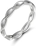 EAMTI 925 Celtic Knot Rings for Wom