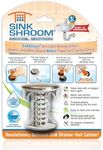 SinkShroom Revolutionary Bathroom Sink Drain Protector Hair Catcher, Strainer, Snare, Nickel Edition