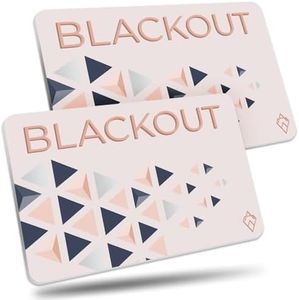 AKIELO Blackout Carte Ultra Fine RFID Blocage (Lot de 2) – La Solution Seule pour la Protection Carte Bleue sans Contact – Protection Carte Ultime pour Votre Porte Cartes ou Porte Monnaie (Rose)
