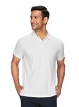 XYXX Men's Solid Regular Fit Shirt (XY_CR14_Polo Tshirt_1_White