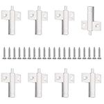 WANGCL 10Pcs Soft Close Hinge Buffer Kitchen Cabinet Door Stop Drawer Soft Quiet Close Closer Damper Buffers With Screws-White