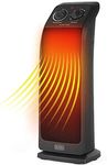 Black+Decker Infrared Space Heater, Personal Heater with Oscillating Function, 1500W