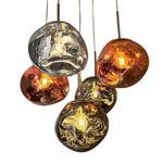 Lava Pendant Light Glass Lampshade Ceiling Light Chandelier Ceiling Lamp Bedside Lamp Decoration Chandelier for Restaurant, Bar, Bedroom, Coffee Shop