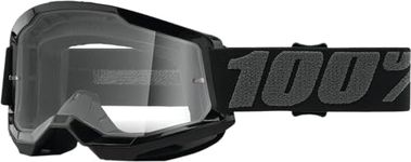 100% Strata 2 Goggles - Black - Clear