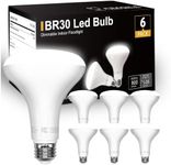 DAYBETTER 6 Pack BR30 LED Light Bulbs, Dimmable Indoor Flood Lights, Daylight White 5000k, E26 Base, 9W, 65W Equivalent, 800 LM, Recessed Can Light for Bedroom, Kitchen, Living Room, Bathroom, Ceiling