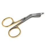 Supercut Nurse Bandage Scissors 3.5" with One Serrated Blade Made of Stainless Steel Small Shears to Give as Nurse Gifts for Vet Tech Veterinarian Graduation Gift Comes in Gold Handle