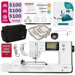 Bernette B70 Embroidery Machine Bundle - Heavy Duty Sewing Machine with $300 Worth of Embroidery Tools and Accessories Great for Beginners and Experts