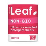 Leaf Laundry Sheets x30 Ultra Concentrated Non-Bio Washing Sheets - Sheets Laundry Detergent, Swaps Washing Liquid, Washing Powder, Washing Capsules – Travel Wash