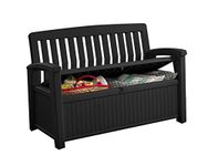 Keter Patio Bench Seat Chest 227 L Espresso Brown 63.5 x 132.69 x 89.5 cm