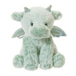 Apricot Lamb Soft Toys Plush Green Plush Dragon Dinosaur Stuffed Animal Soft Cuddly Perfect for Child (Green Plush Dragon, 7.9 Inches)