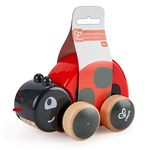 Hape Marie Wooden Pull Along Beetle Toy for Children from 12 Months