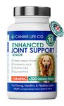 Senior Dog Joint Supplement High Strength With Turmeric Glucosamine & Green Lipped Mussel | For Older Stiffer Dogs Age 8+ | 300 Chewable Tablets | Made In The UK (1 Pot (300 Tablets))