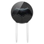 GRAPHICS & MORE Acrylic Justice League Movie Batman Logo Cake Topper Party Decoration Anniversary Birthday Graduation