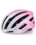 Odoland Adult Bike Helmets, Bike Helmets,Gradient Pink White