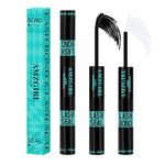 Lash Bond and Seal Waterproof, Eyelash Extension Glue for Lash Clusters, Lashes Glue Long Lasting Eyelashes Glue and Lock for DIY Lash Extensions Super Strong Hold 72 Hours at Home by AMZGlRL