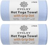 CYCLXY 2 Pack Hot Yoga Towel with G