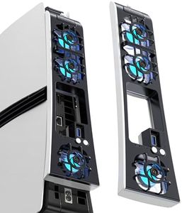NEWDERY Cooling Fan for P5 Pro Accessories, Upgraded Quiet Cooler Fan with Auto Speed, Controller USB3.0 Port & RGB Light for P5 Pro Only