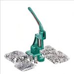HPGM Stock Clear Deal Fabric Heavy Button Maker Making Machine Kit + Imported Dies 2 Dies (22/30 No) + 2000 Shells