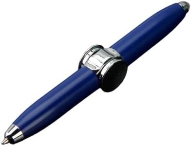 Fidget Pen Spinner Pen with LED Light Multi Functional Anxiety Pen Help Stress Reducer Thinking Ballpoint Pen for Business Adults Students Kids