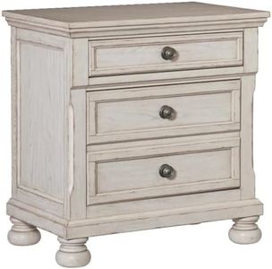 Homelegance 2-Drawer Nightstand, One Size, Antique White