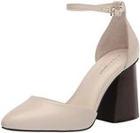 Vince Camuto Women's Addilenz Block Heel Pump, Coconut Cream, 9