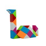 Cubelelo Magic Snake Rainbow Puzzle Cube (36 Wedges) | Twist and Turn Shape Creation Fun Game for Kids Boys Girls and Adults | Multicolor Brain Teaser Stress Buster Toy | for Ages 3 Years and Above