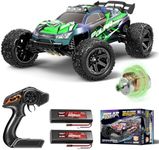 RC Cars for Adults, 1:10 Large Scale 18-Inch 2WD Off-Road RC Truck, 45KM/H High-Speed Remote Control Car with 2 Rechargeable 2600mAh Batteries, All-Terrain RC Car for Boys & Adults