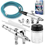 PointZero PZ-22XS Premium Dual-Action Two Airbrush Set