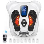 Creliver Foot Circulation Plus EMS & TENS Foot Nerve Muscle Massager, Electric Foot Stimulator Improves Circulation, Feet Legs Circulation Machine Relieves Body Pains, Neuropathy (FSA or HSA Eligible)