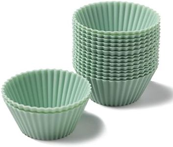16 Pack Silicone Cupcake Liners, Reusable Muffin Cups for Baking Cake Molds, Muffin Liners, Dishwasher Safe Standard