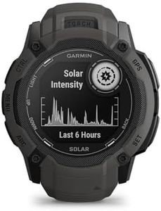 Garmin Instinct 2X Solar GPS 50mm Smartwatch, Larger Rugged Watch, Built-in Sports Apps & Health Monitoring, Solar Charging and Ultratough Design Features, up to 40 Days Battery Life, Graphite