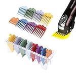 Universal Hair Clipper Guide Comb, 8 Pcs Guards Cutting Guides Attachment Rechargeable Hair Clipper (Colours)