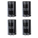 Audio Capacitor, 4 Pcs 63V 10000uf Audio Electrolytic Capacitor Electronic Components for Amplifier