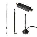 NESDR SMArTee v2 Bundle - Premium RTL-SDR w/Integrated Bias Tee, Aluminum Enclosure, 0.5PPM TCXO, SMA Input, Antenna Base & 3 Antennas. RTL2832U & R820T2-Based Software Defined Radio (SDR)