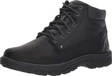 Skechers Men's Segment- Garnet Chukka Boots, Black Black Bbk, 9 UK