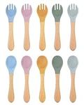 10 Pieces Bamboo Baby Spoons & Baby