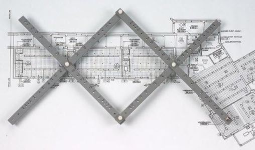 ALVIN PA308, Wood Pantograph Drawing Tool with Table Clamp and Four Spare Leads - 24 Inches, 30 Ratios