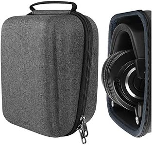 Geekria Funda para Auriculares Audio-Technica ATH-M50X, ATH-M50xBT, ATH-M50, M40X, ATH-M40FS, ATH-M35, ATH-M30, ATH-M70x Pro, Estuch Rígido de Transporte