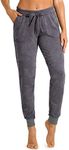 icyzone Women's Active Joggers Sweatpants - Athletic Yoga Lounge Pants with Pockets (Charcoal, X-Large)
