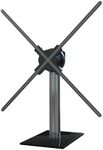 3D Hologram Fan 46cm and stand Hologram Fan with Remote/Bluetooth/WIFI/700 Video Library,Holographic Fan with HD LED 2000*1444PX Resolution Picture Fan Spinner Small for Shop/Bar/Christmas/Halloween