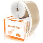 LerFot Silicone Scar Sheets (1.6" x 60"Roll), Soft Silicone Scar Tape for Scars Removal, Reusable Easy-Tear Silicone Tape