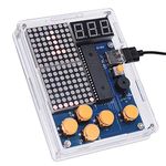 POFET Handheld Retro Games Console Soldering Practice kits Support USB for Beginners Learning to Solder