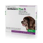 Anthelmin Plus XL Flavour Worming For Dogs - 12 Tablet Pack