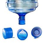 (25 Pack) MADE IN USA Water Bargain - Premium 3 & 5 Gallon Water Bottle Caps - Creates an Airtight and Spill-Proof Seal - for Non-Threaded Snap Top Water Cooler Jugs - BPA Free, One Time Use Jug Lids