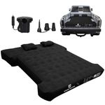 Umbrauto Truck Bed Air Mattress: Inflatable Pickup Camping Mattress for 5.5-5.8ft Full Size Short Truck Bed, Blow Up Pick Up Truck Tent Air Bed for Outdoor Travel with Pump & Carry Bag