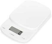 Dretec Digital Scale, 2.2 lbs (1 kg), White