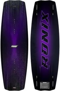 RONIX One Blackout Technology Wakeboard | Lightweight Advanced Reactive 3-Stage Rocker Board with Explosive Vertical Pop, Pre-Tension Glass & Instant Energy for Boat Riding, 138 cm