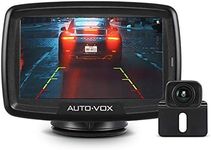 AUTO-VOX Wireless Backup Camera HD Monitor, Easy Install Stable Digital Signal No Delay Rear View Camera, Color Image Night Vision Reverse Camera for Car, Truck, Pickup, SUV, Van, Camper - CS2